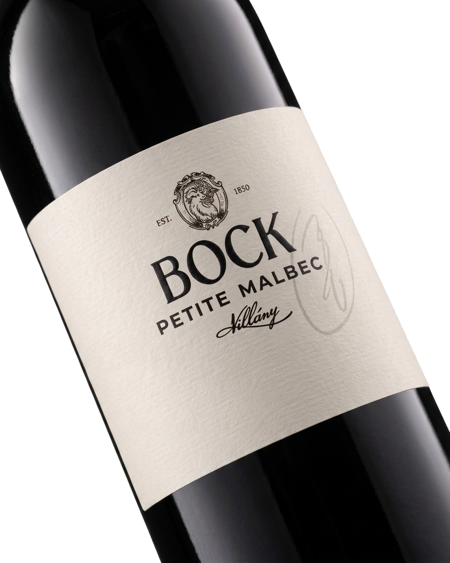 Bock BV Petite Malbec 2024 – Etikett der Cuvée aus Malbec und Petit Verdot